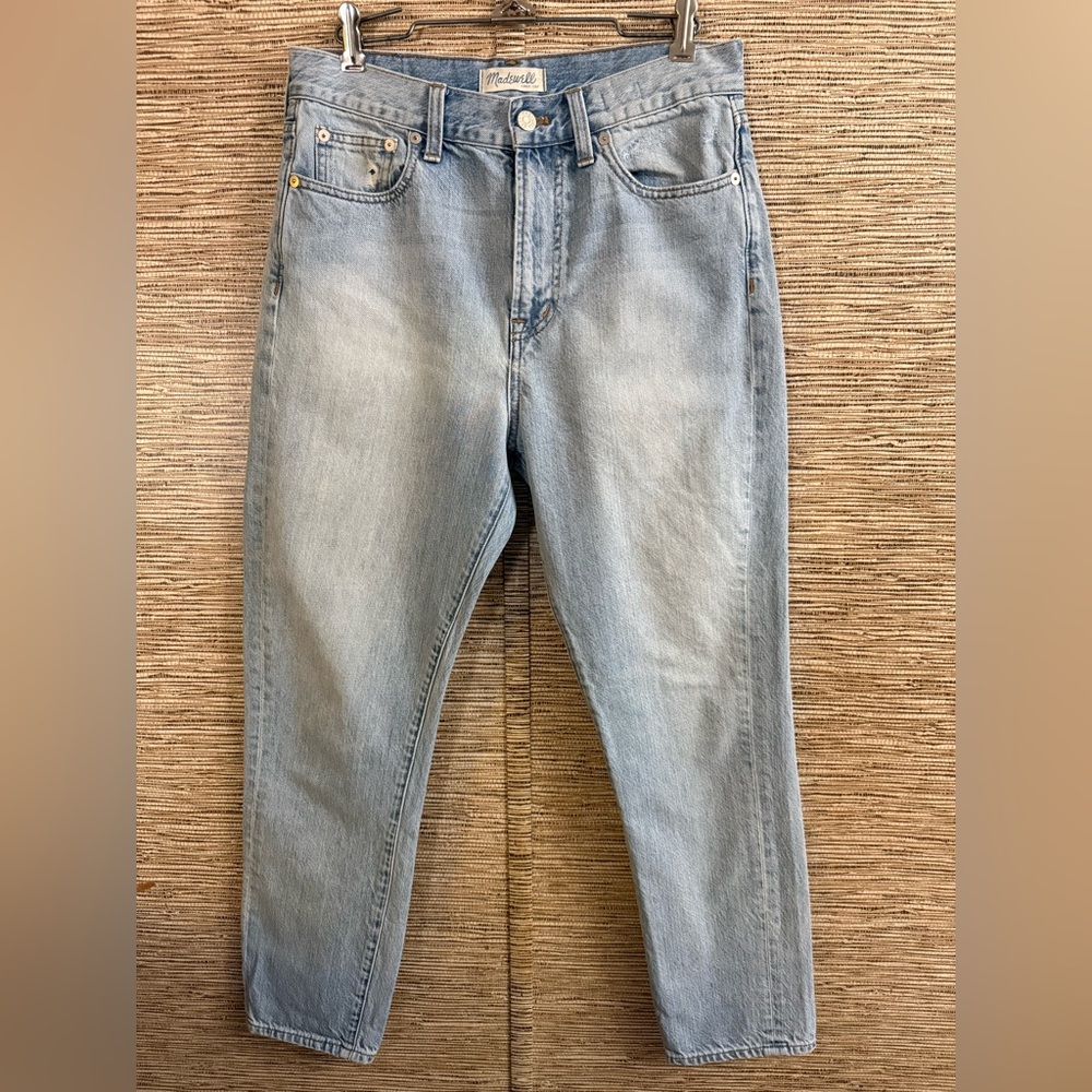 Madewell The Perfect Summer Jeans Light Wash Blue Denim High Rise Women 28